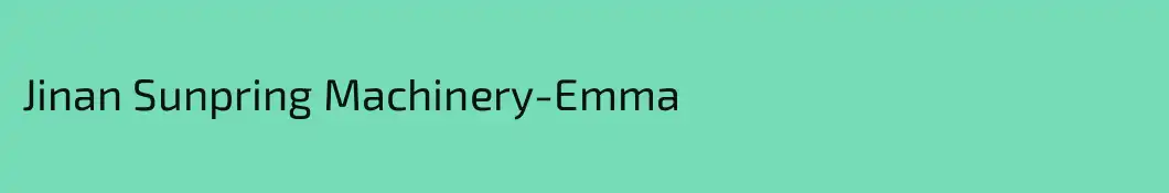 Jinan Sunpring Machinery-Emma